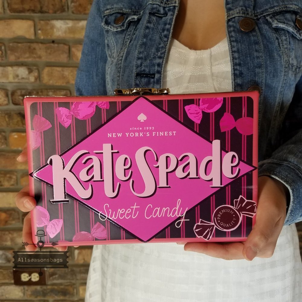 Kate spade CANDY Wrapper Clutch Pink Candy NOVELTY